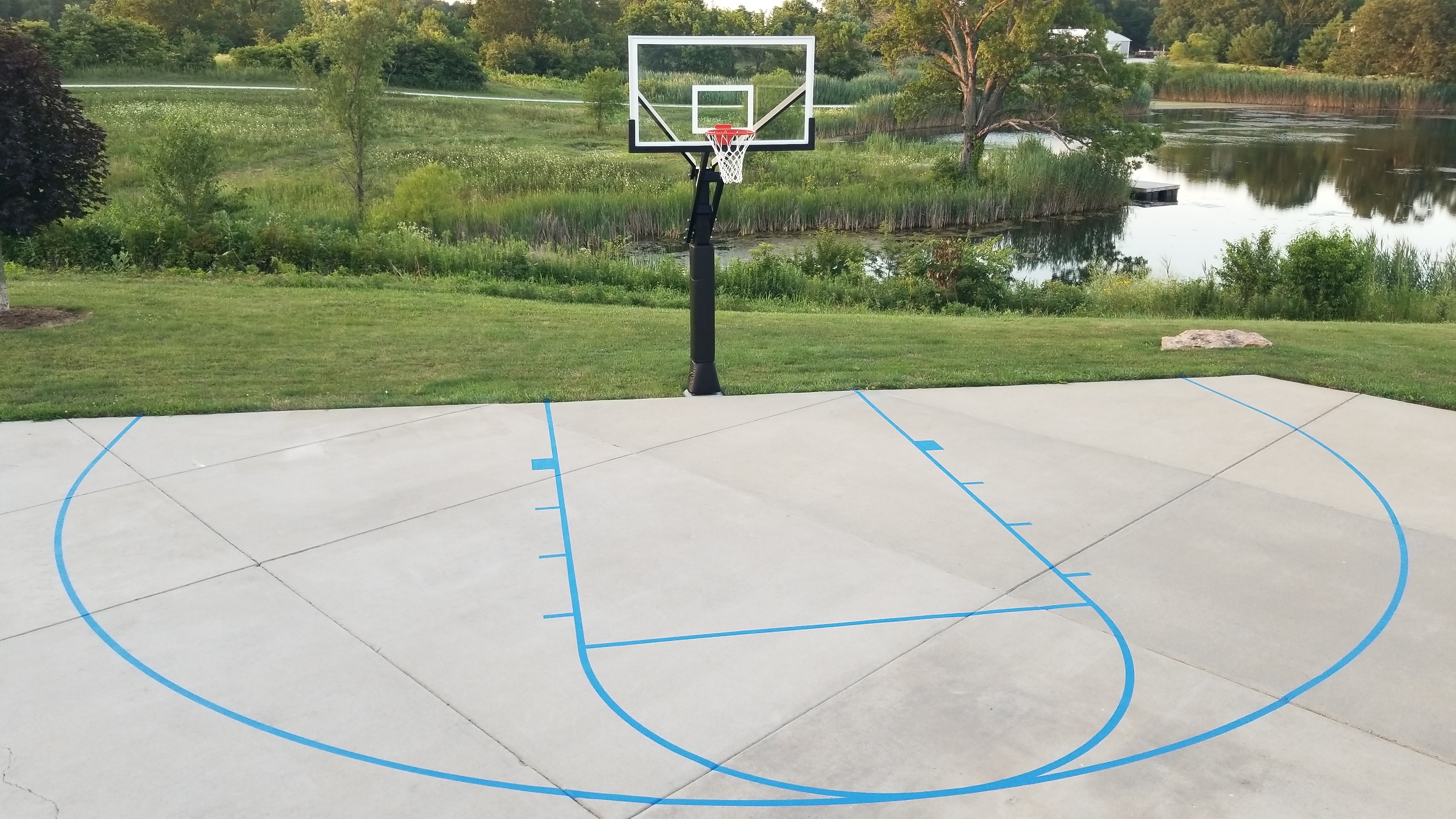 Driveway Line Painting Precise Assemblies, How Much Does It Cost To Paint An Outdoor Basketball Court